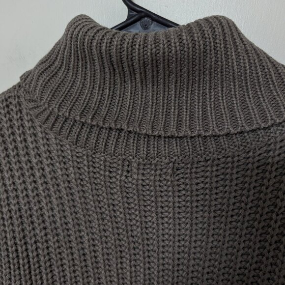 Amalli Talli Grey Knit Turtleneck Sweater size Medium Tall - Picture 8 of 10